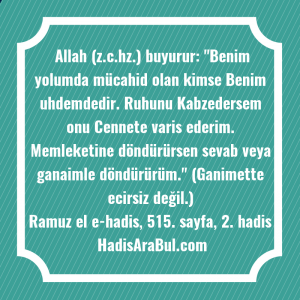   Allah (z.c.hz.) buyurur: 